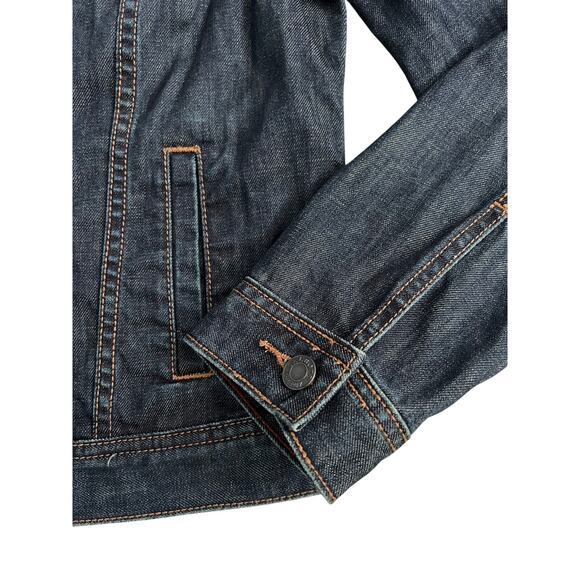 Talbots Womens Jean Jacket Petite Medium - Picture 3 of 6